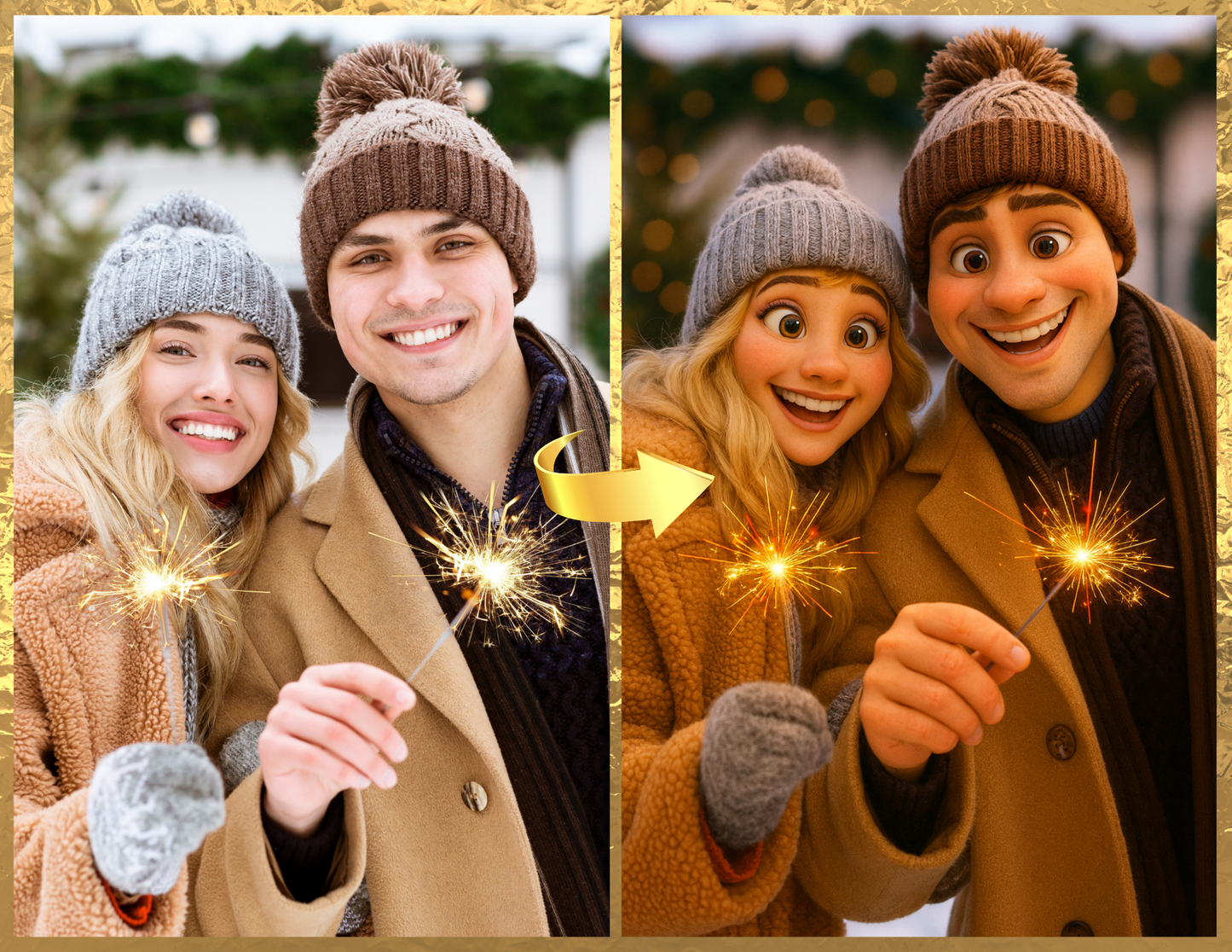 Christmas Portrait - Download Ready in 24 Hours