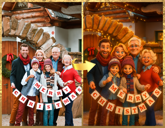 Christmas Portrait - Download Ready in 48 Hours