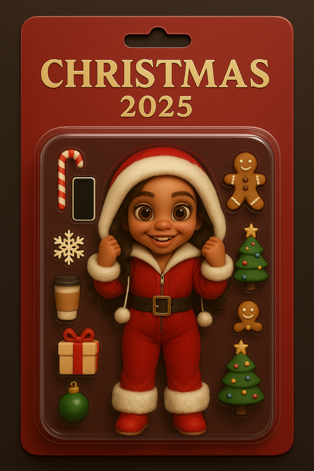 Action Figure Christmas Portrait