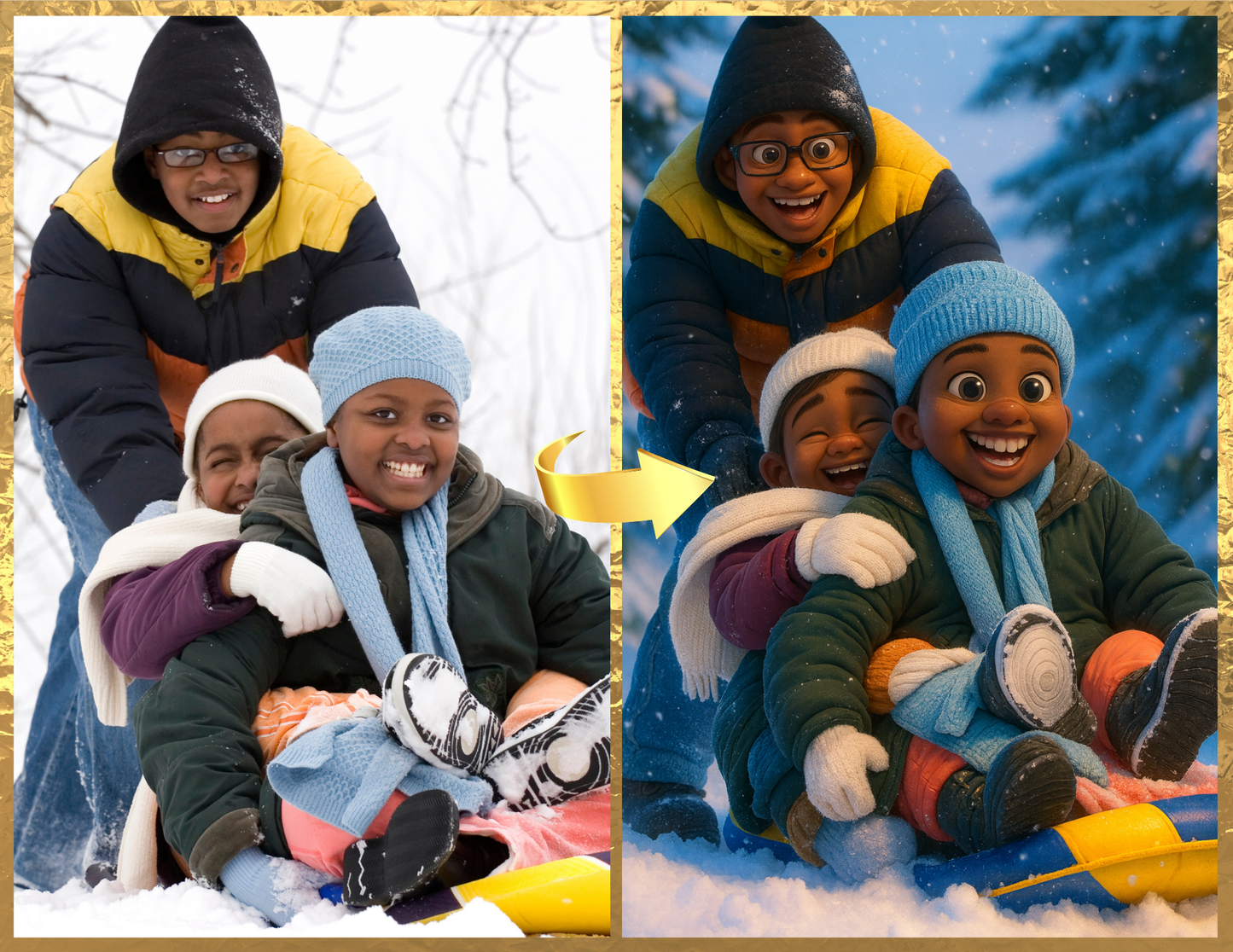 Christmas Portrait - Download Ready in 24 Hours