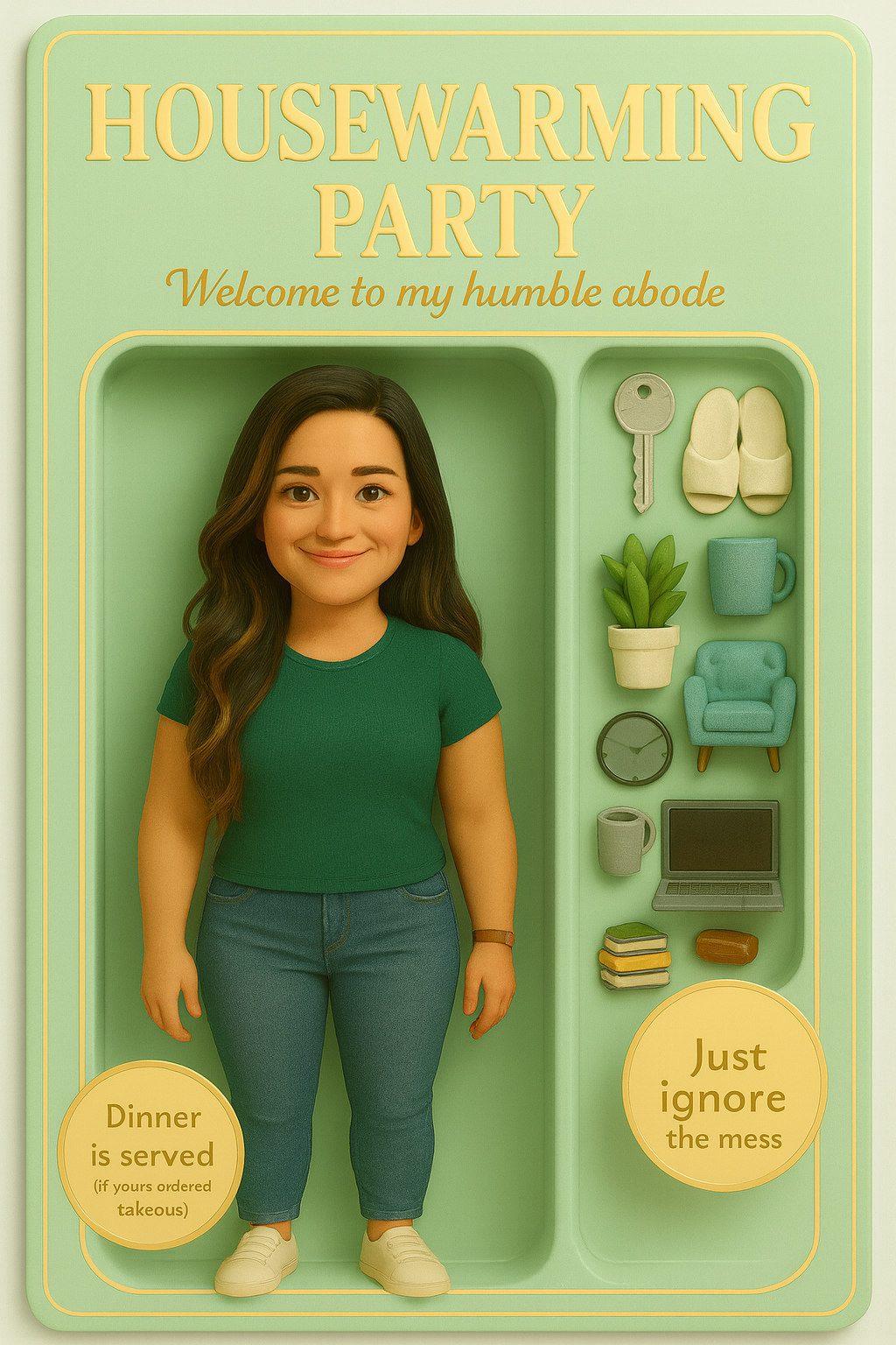 Custom 3D Action Figure Portrait