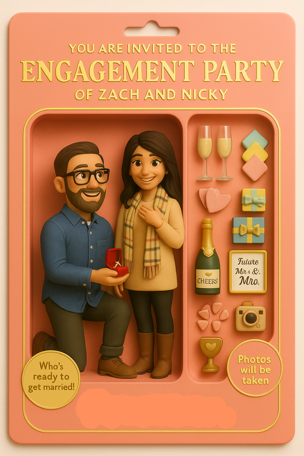 Custom 3D Action Figure Portrait