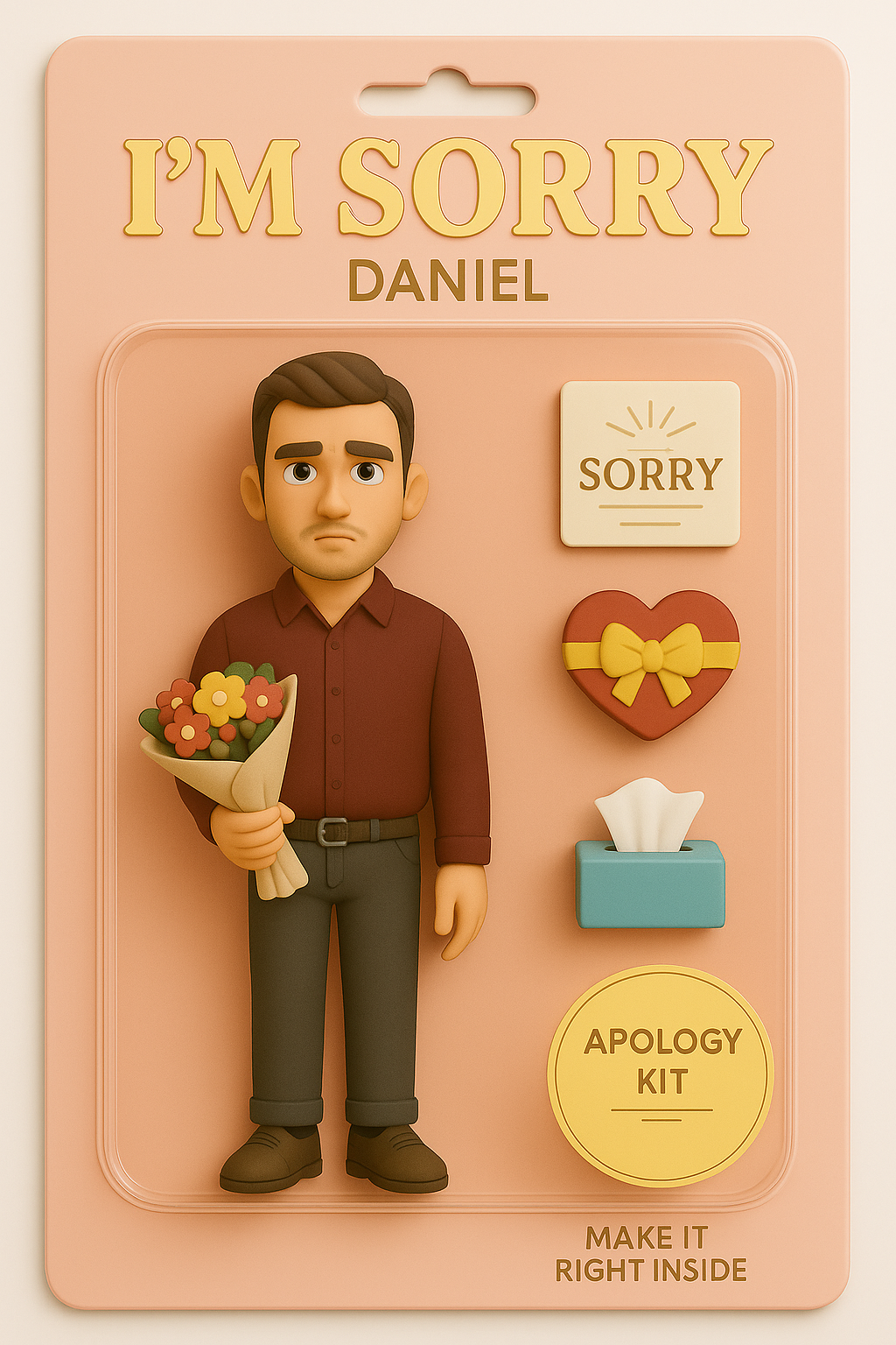 Custom 3D Action Figure Portrait