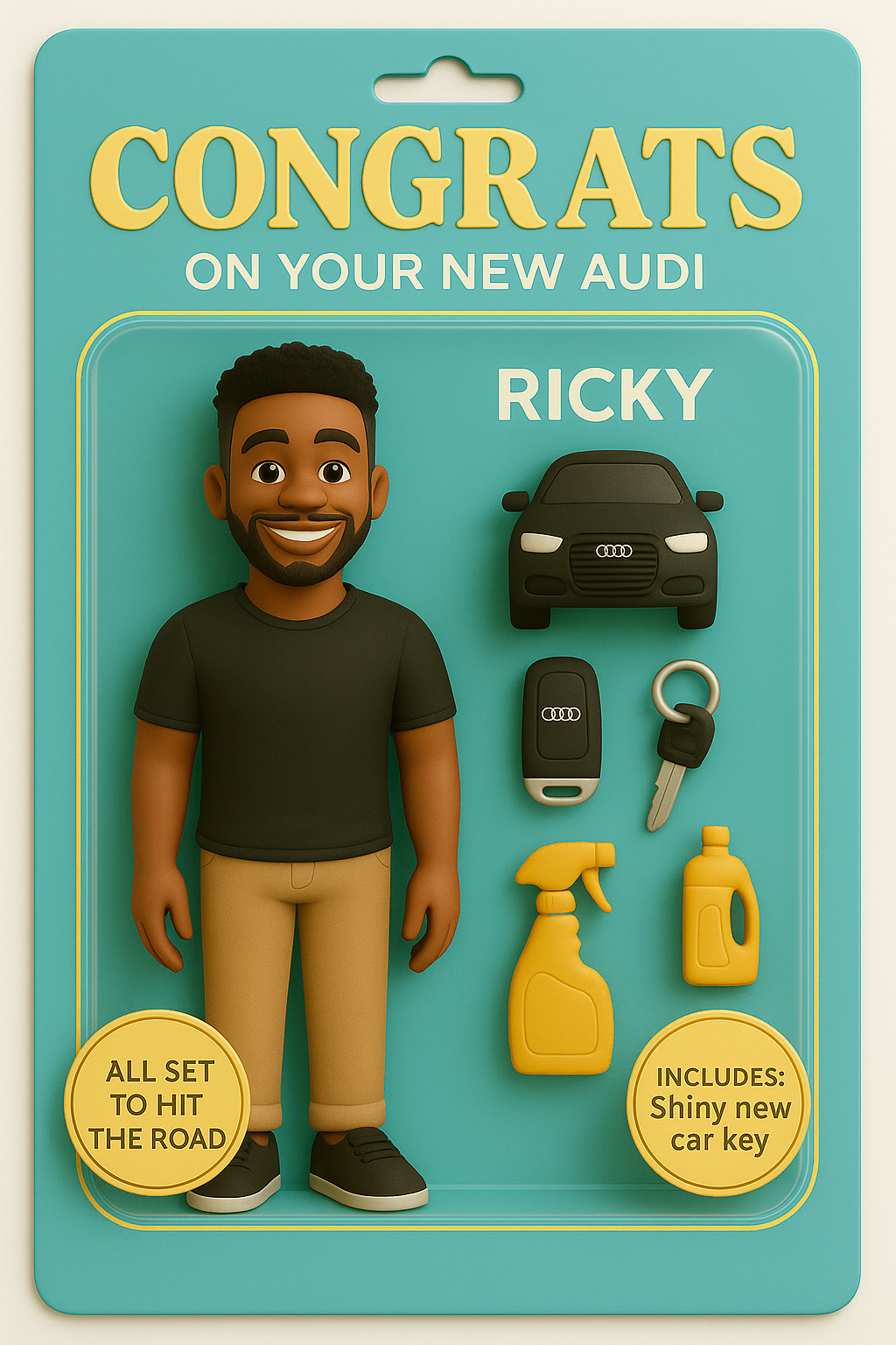 Custom 3D Action Figure Portrait