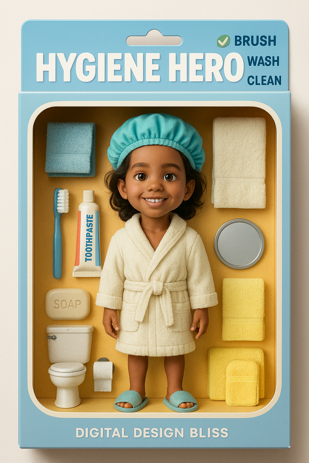 Custom 3D Action Figure Portrait