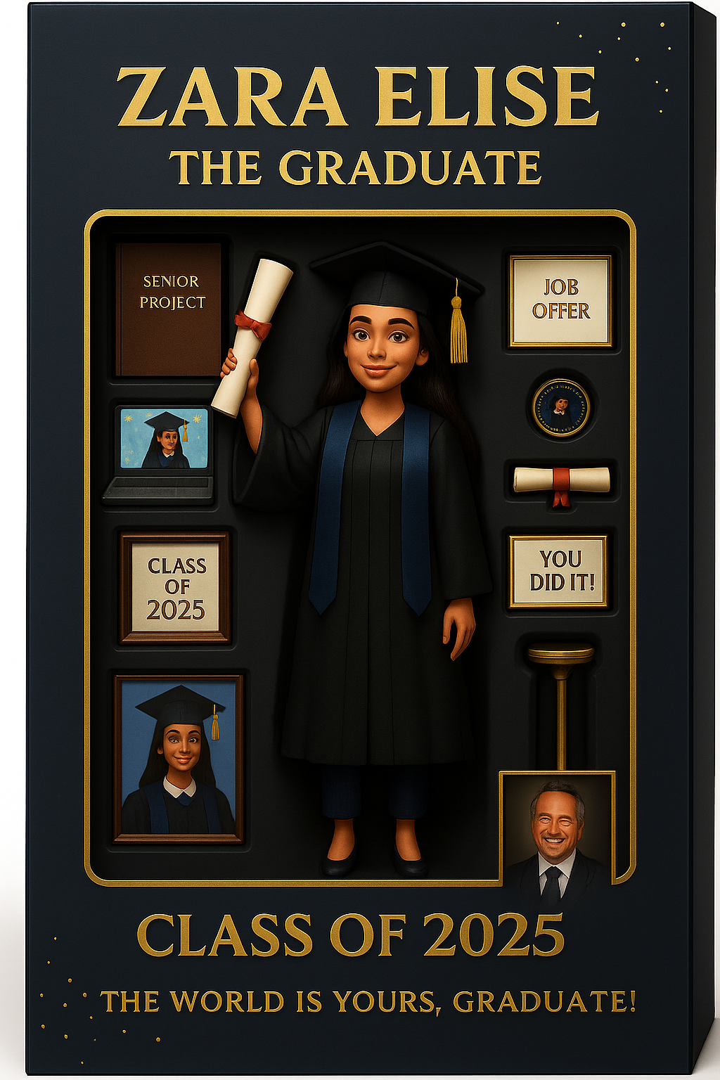 Custom 3D Action Figure Portrait