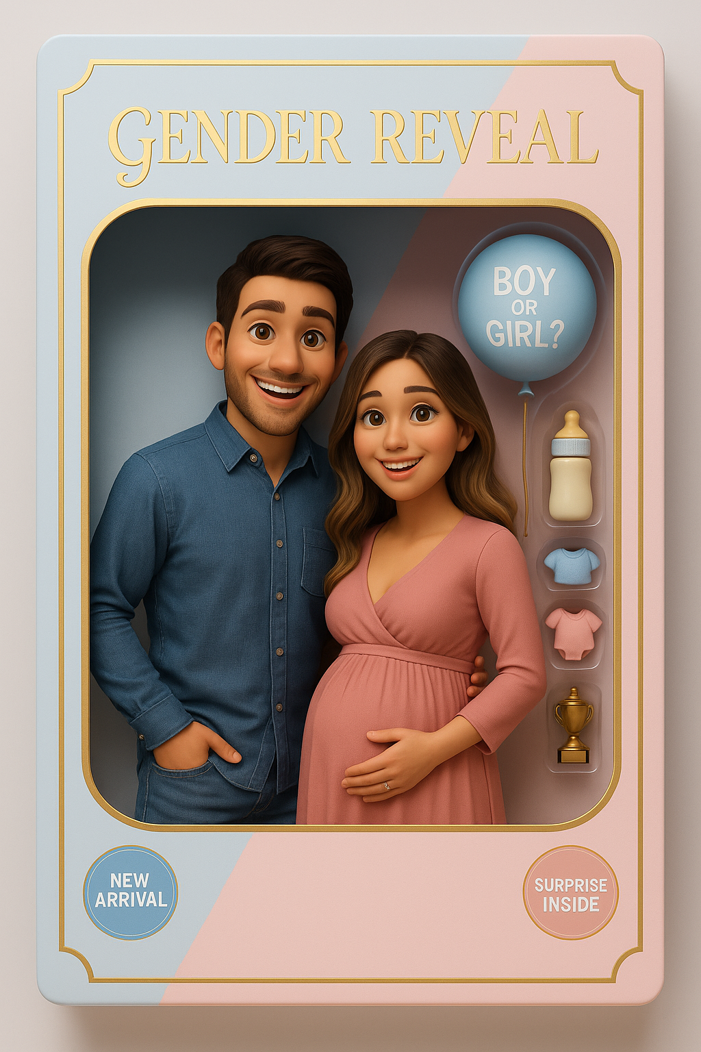 Custom 3D Action Figure Portrait