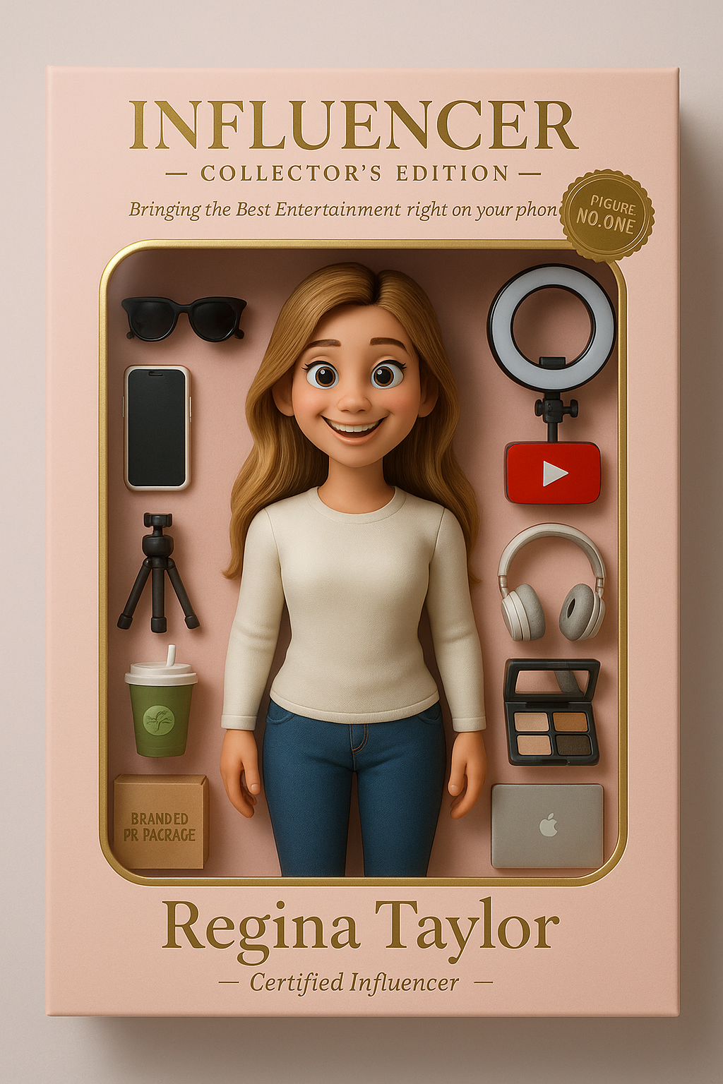 Custom 3D Action Figure Portrait