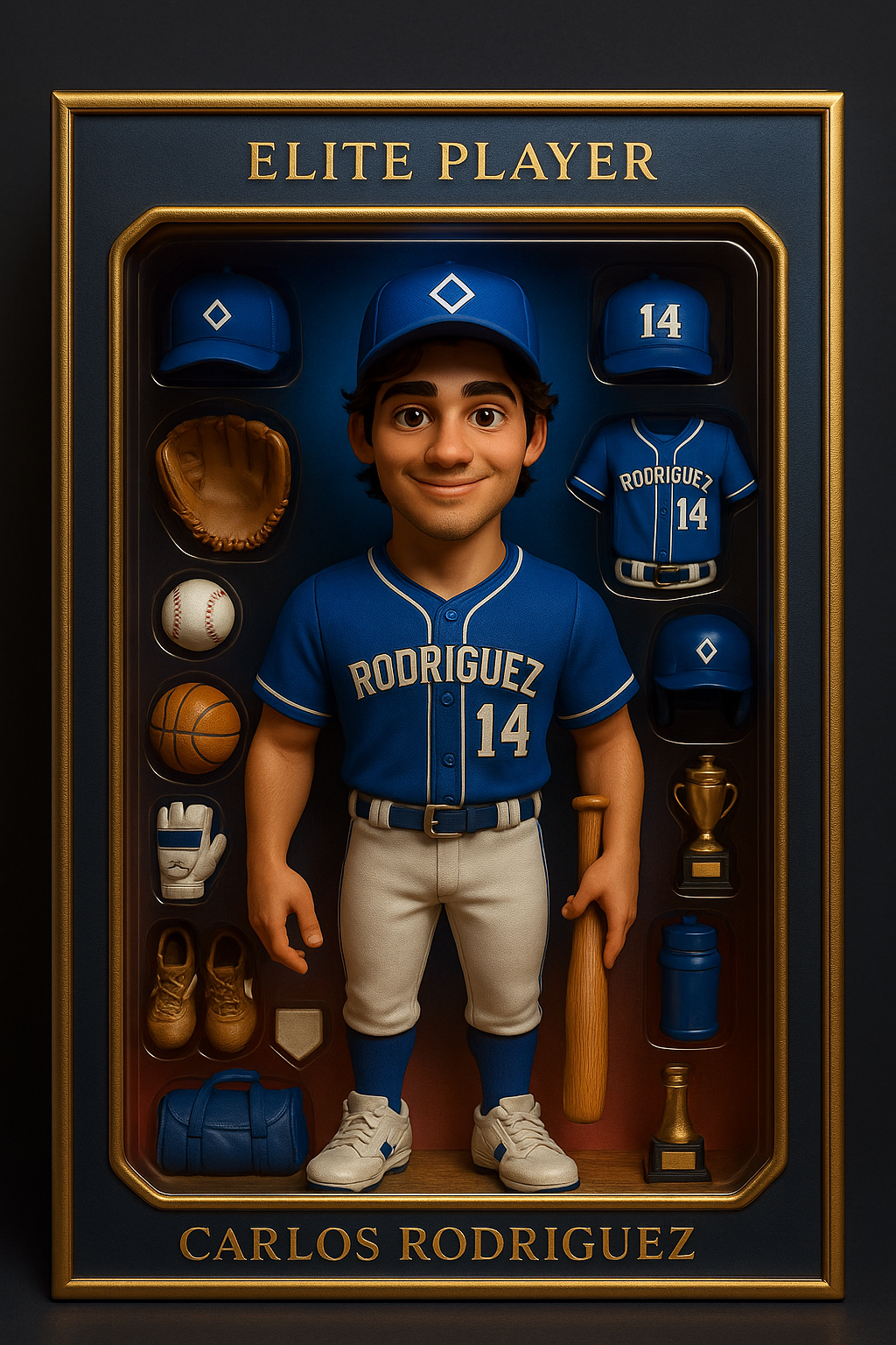 Custom 3D Action Figure Portrait