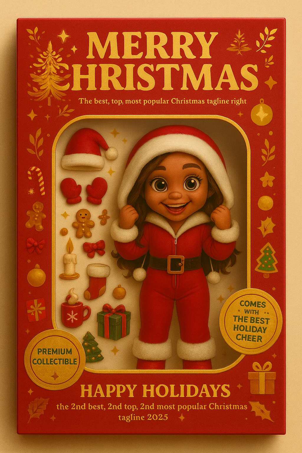 Action Figure Christmas Portrait